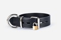 38mm Lockable Bondage Collar with D~Ring