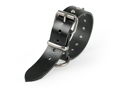 38mm Bondage Collar with D~Ring and and Single Row Dog Studs